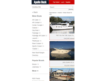 Tablet Screenshot of motorboats.apolloduck.ie