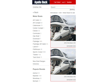 Tablet Screenshot of powerboats.apolloduck.us
