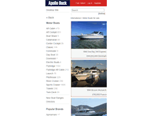 Tablet Screenshot of motorboats.apolloduck.com